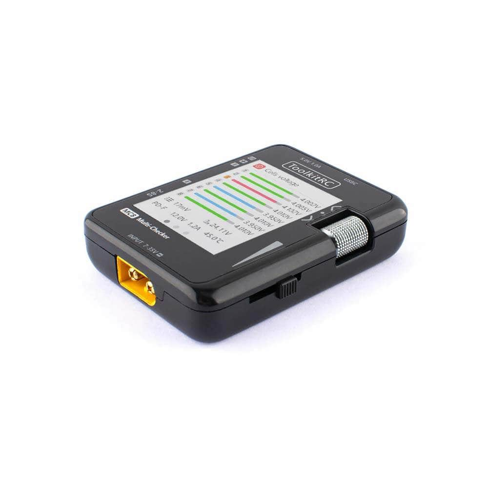 TOOLKITRC Charger ACC ToolkitRC MC8 Multi-Functional 2-8S Battery Checker