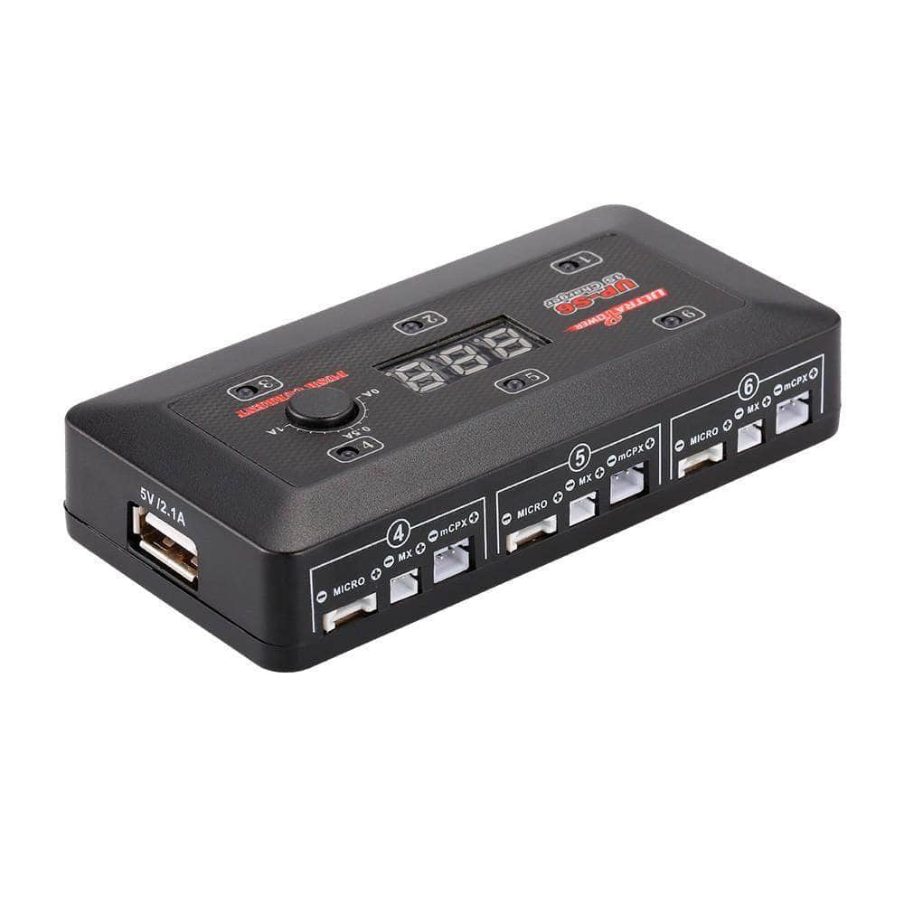 ULTRAPOWER Charger Ultra Power UP-S6 1S LiPo/LiHV 6 Channel DC Whoop Charger