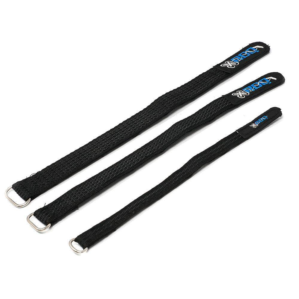 VICTOPE Strap RDQ 220mm Kevlar Battery Strap w/ Woven Rubber Grip & Metal Buckle (3PK)